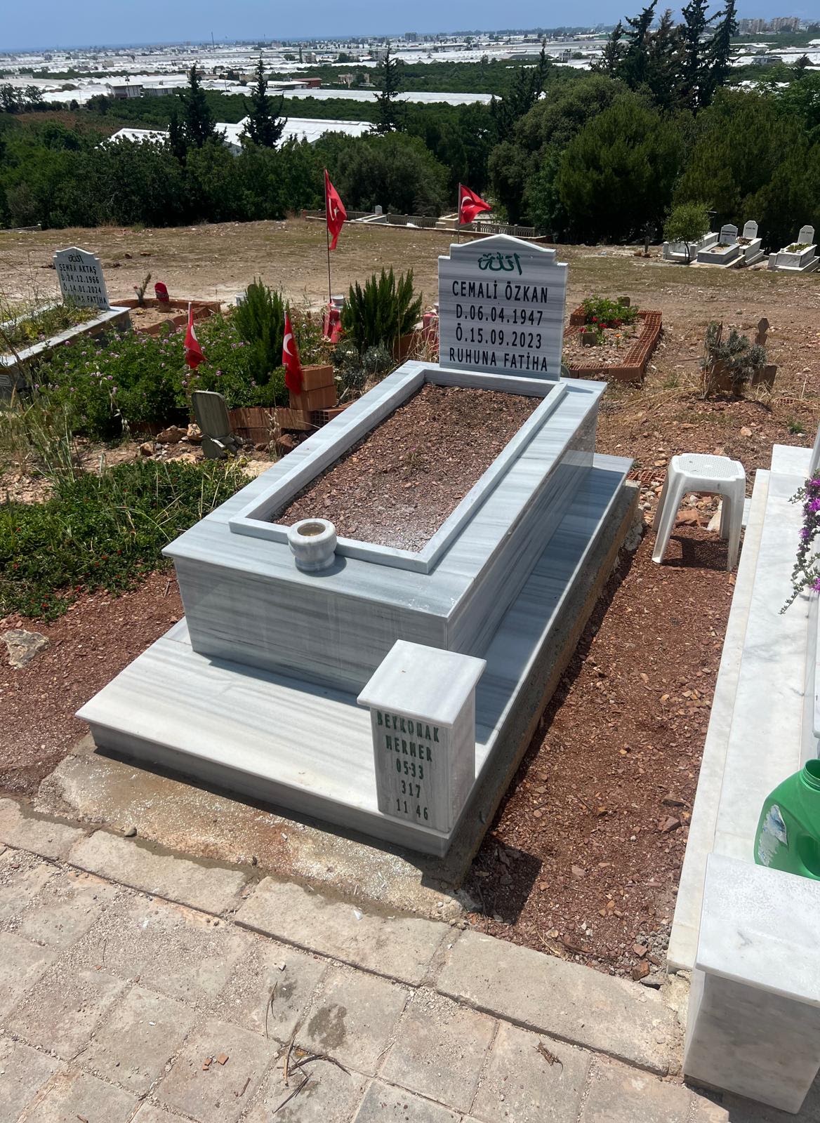 Antalya mezar taşı modeli