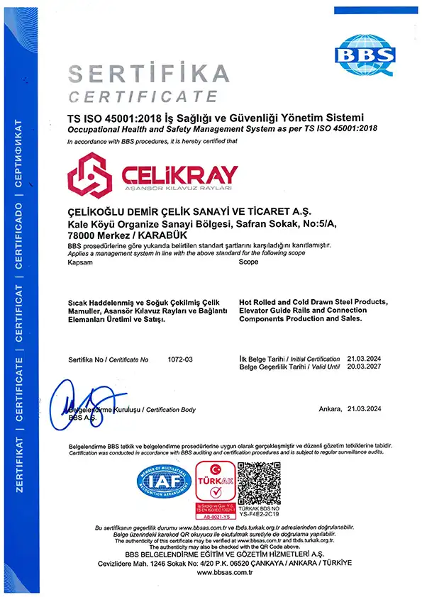 TS ISO 45001:2018
