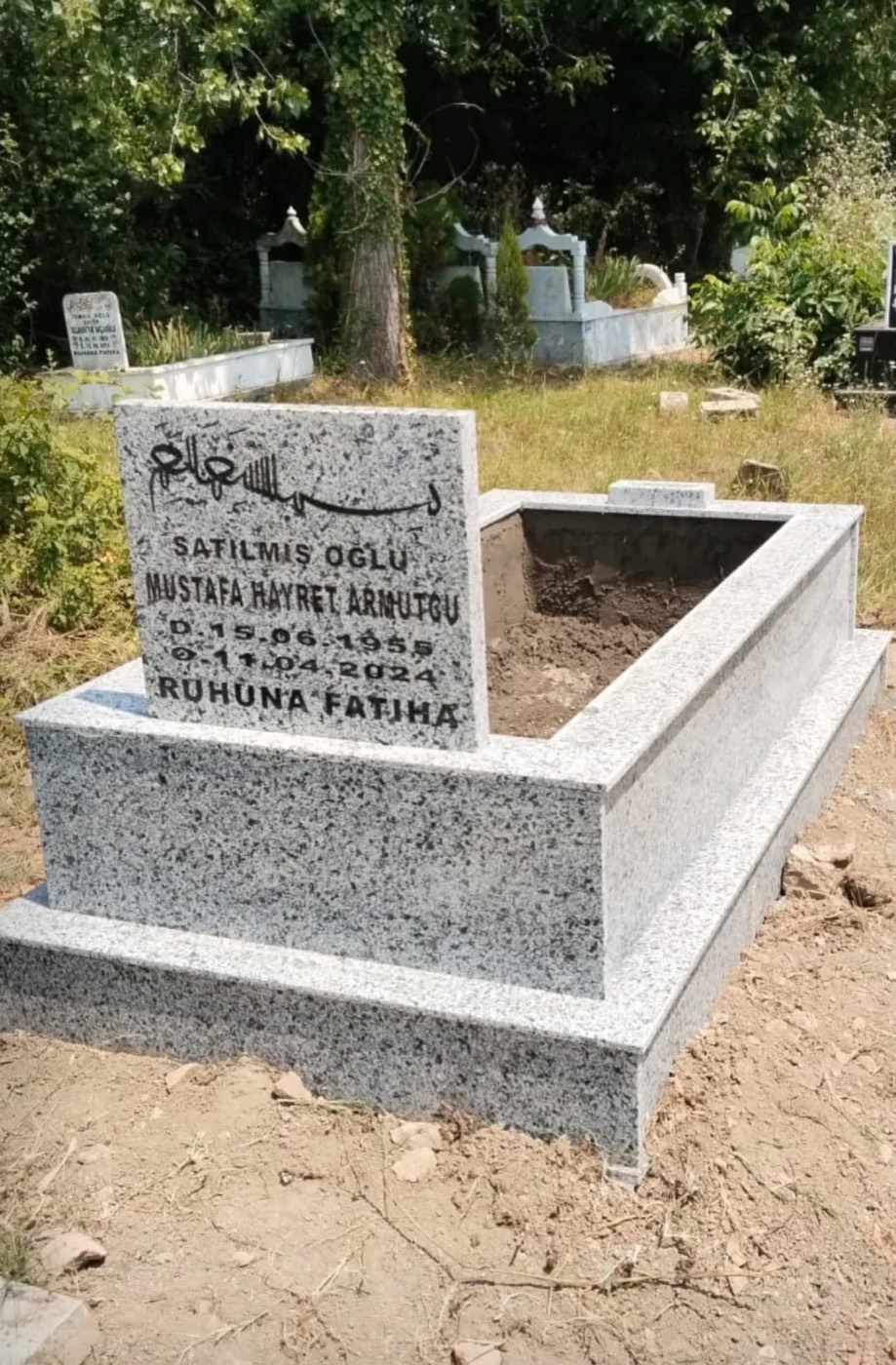 Granit mezar taşı uygulaması