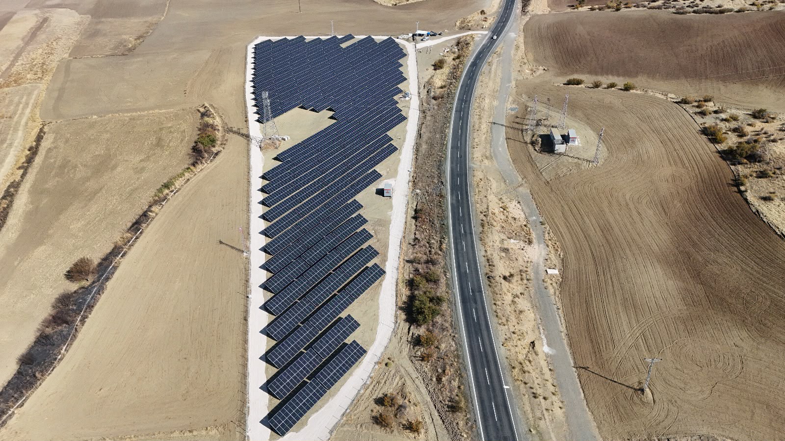 Nexsan Enerji referans projesi - Elazığ Kovancılar — 2 MWp GES Sahası