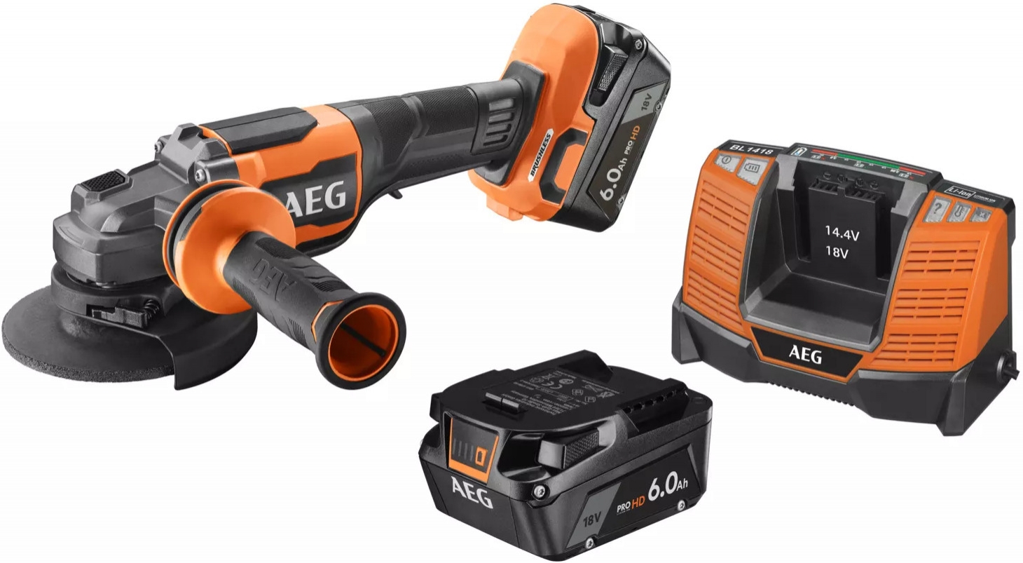 AEG BEWS 18-125BLPX2 Şarjlı Taşlama Makinesi