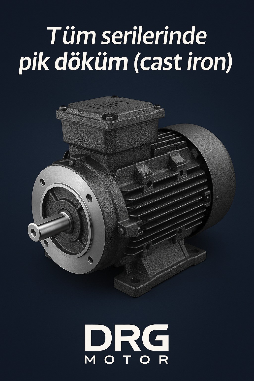 DRG Motor Üç Fazlı Asenkron Motor Serisi